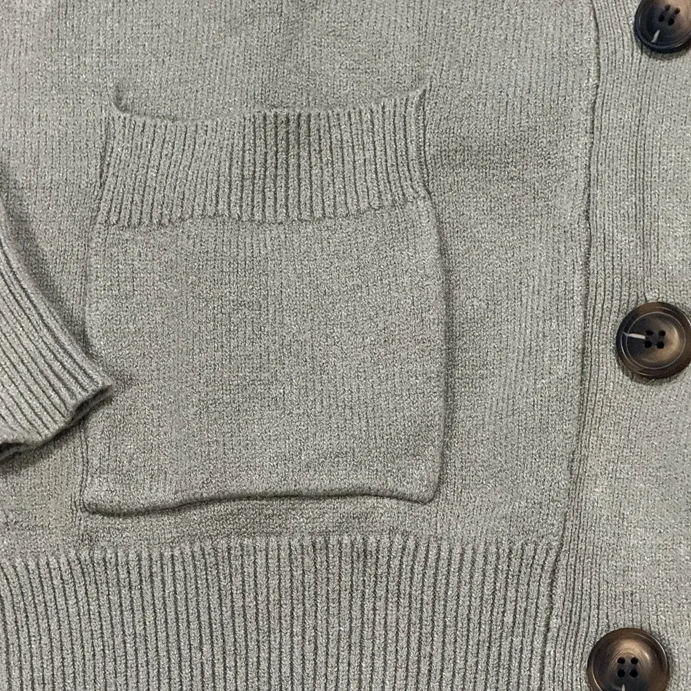 Philosophy Cardigan XS Short Fit Olive Green - Picture 8 of 15